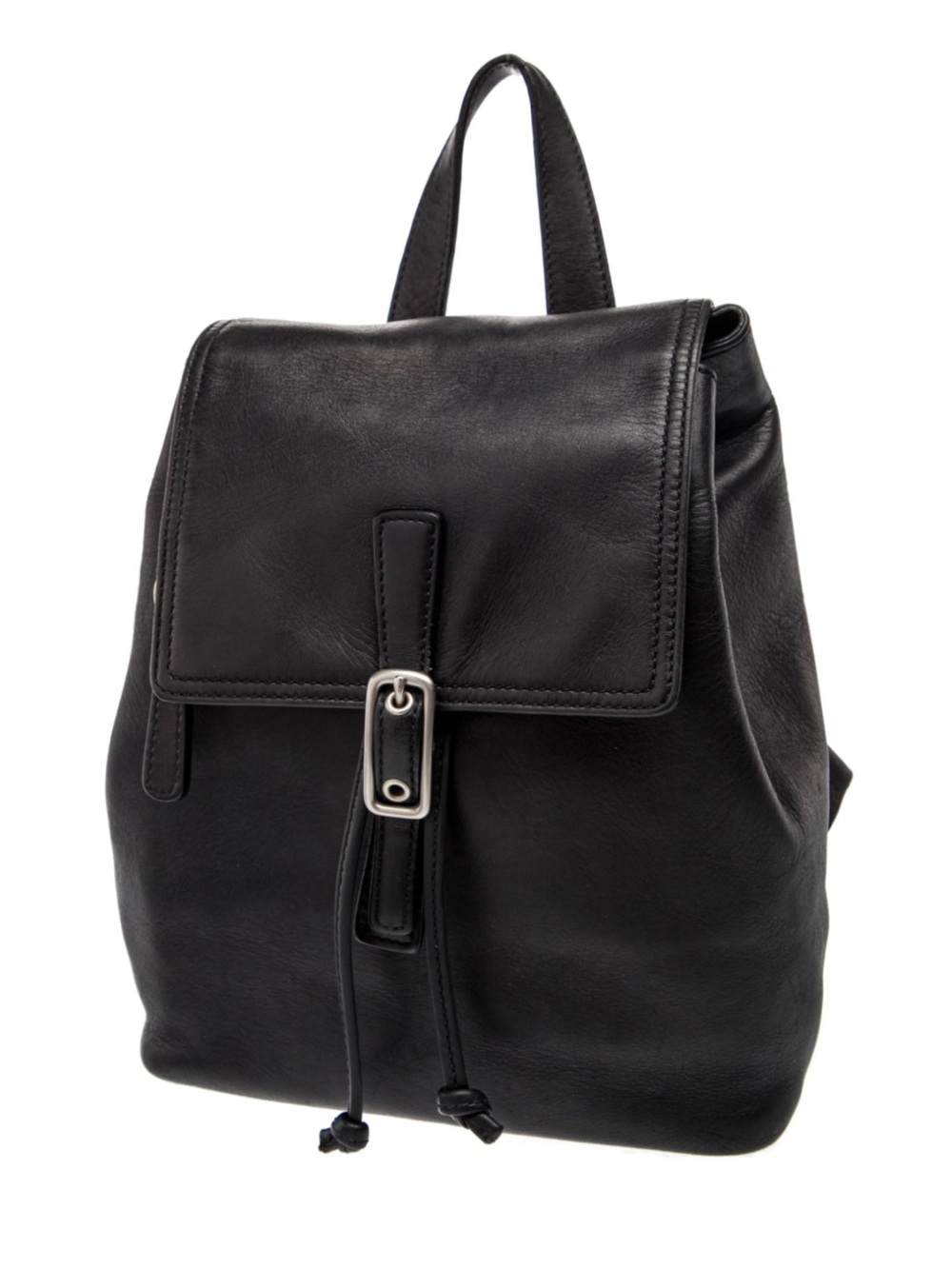 Coach vintage legacy west Black Leather Backpack drawstring